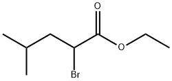 Pentanoic acid, 2-bromo-4-methyl-, ethyl ester Structural