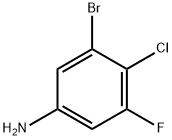 Benzenamine, 3-bromo-4-chloro-5-fluoro- Structural