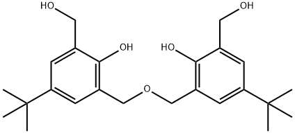 Benzenemethanol, 3,3'-[oxybis(methylene)]bis[5-(1,1-dimethylethyl)-2-hydroxy- Structural