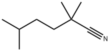 Hexanenitrile, 2,2,5-trimethyl- Structural