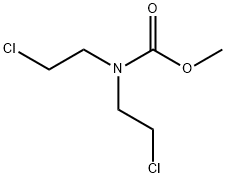 Carbamic acid, N,N-bis(2-chloroethyl)-, methyl ester Structural