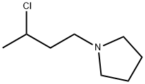 Pyrrolidine, 1-(3-chlorobutyl)- Structural