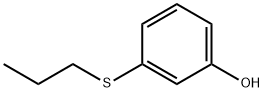 Phenol, 3-(propylthio)- Structural
