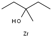 Zirconium 3-methyl-3-pentoxide Structural
