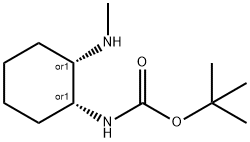 cis-1-N-Boc-2-methylaminocyclohexane Structural