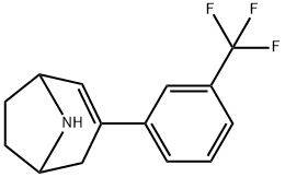 8-Azabicyclo[3.2.1]oct-2-ene, 3-[3-(trifluoromethyl)phenyl]-