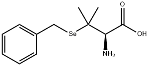 Valine, 3-[(phenylmethyl)seleno]- Structural