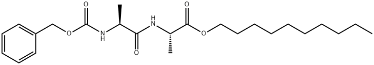 L-Alanine, N-[(phenylmethoxy)carbonyl]-L-alanyl-, decyl ester (9CI) Structural