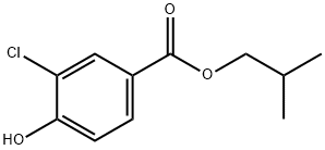 Benzoic acid, 3-chloro-4-hydroxy-, 2-methylpropyl ester Structural