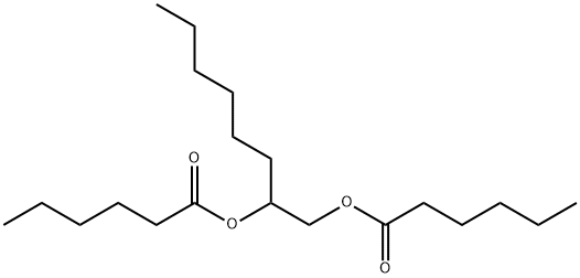 Hexanoic acid, 1-hexyl-1,2-ethanediyl ester (9CI) Structural
