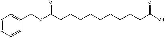 Undecanedioic acid, 1-(phenylmethyl) ester Structural