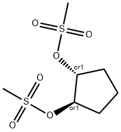 rac-trans-1,2-Dimethanesulphonyloxycyclopentane Structural