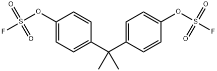 Fluorosulfuric acid, (1-methylethylidene)di-4,1-phenylene ester Structural