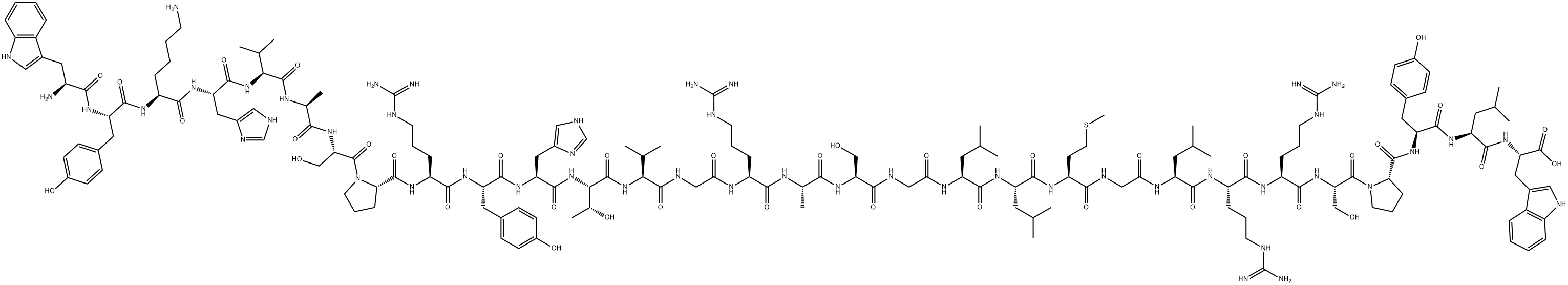 NEUROPEPTIDE W-30 (RAT) Structural