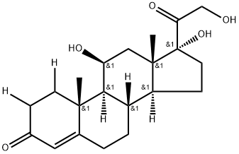 HYDROCORTISONE-(1,2-3H(N)) Structural