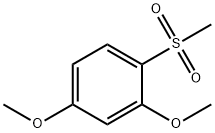 Benzene, 2,4-dimethoxy-1-(methylsulfonyl)- Structural