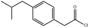 Benzeneacetyl chloride, 4-(2-methylpropyl)- Structural