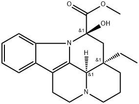 methyl (41R,12R,13aR)-13a-ethyl-12-hydroxy-2,3,41,5,6,12,13,13a-octahydro-1H-indolo[3,2,1-de]pyrido[3,2,1-ij][1,5]naphthyridine-12-carboxylate Structural