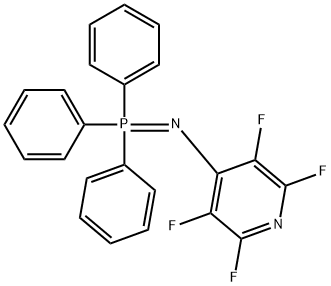triphenyl-(2,3,5,6-tetrafluoropyridin-4-yl)imino-$l^{5}-phosphane Structural