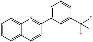 Quinoline, 2-[3-(trifluoromethyl)phenyl]- Structural
