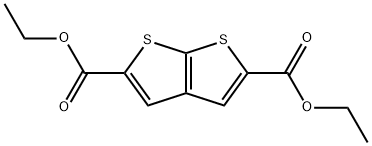 Thieno[2,3-b]thiophene-2,5-dicarboxylic acid, 2,5-diethyl ester Structural