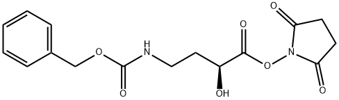 L(-)-3-(Benzyloxycarbonylamino)-α-hydroxybutyric Acid N-Hydroxysuccinimide Ester Structural