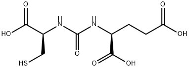 L-Glutamic acid, N-[[[(1R)-1-carboxy-2-mercaptoethyl]amino]carbonyl]- Structural