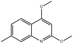 Quinoline, 2,4-dimethoxy-7-methyl- Structural