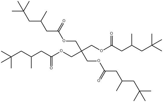 Hexanoic acid, 3,5,5-trimethyl-, 2,2-bis[[(3,5,5-trimethyl-1-oxohexyl)oxy]methyl]-1,3-propanediyl ester Structural