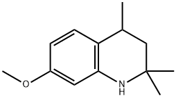 Quinoline, 1,2,3,4-tetrahydro-7-methoxy-2,2,4-trimethyl- Structural