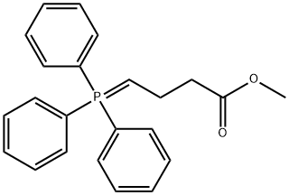 Butanoic acid, 4-(triphenylphosphoranylidene)-, methyl ester Structural
