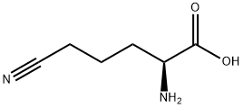 L-Norvaline, 5-cyano- Structural