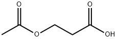 Propanoic acid, 3-(acetyloxy)- Structural