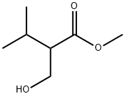 Butanoic acid, 2-(hydroxymethyl)-3-methyl-, methyl ester Structural