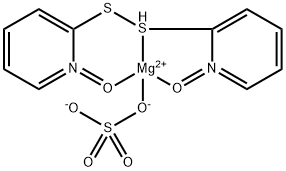 [2,2'-dithiobis[pyridine] 1,1'-dioxide-O,O',S][sulphato(2-)-O]magnesium Structural