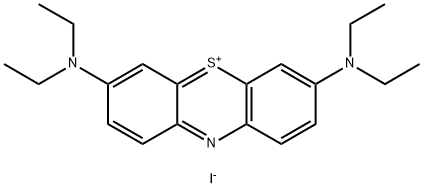 Phenothiazin-5-ium, 3,7-bis(diethylamino)-, iodide (1:1) Structural