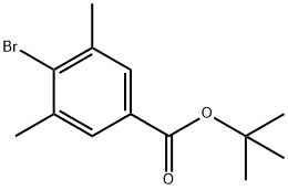 Benzoic acid, 4-bromo-3,5-dimethyl-, 1,1-dimethylethyl ester Structural
