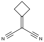 Propanedinitrile, 2-cyclobutylidene- Structural