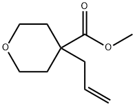 tetrahydro-4-(2-propen-1-yl)-2H-Pyran-4-carboxylic acid methyl ester Structural