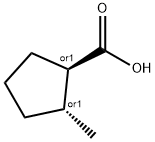 rel-(1R,2R)-2-Methylcyclopentanecarboxylic acid Structural