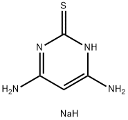sodium,4,6-diamino-1H-pyrimidine-2-thione Structural