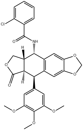 Podophyllotoxin, derivative of