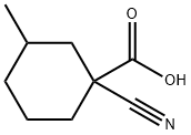 Cyclohexanecarboxylic acid, 1-cyano-3-methyl- Structural