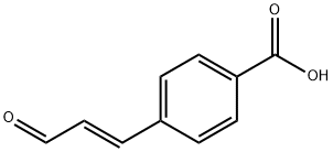 Benzoic acid, 4-[(1E)-3-oxo-1-propen-1-yl]- Structural
