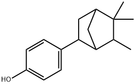 Phenol, 4-(5,5,6-trimethylbicyclo[2.2.1]hept-2-yl)- Structural