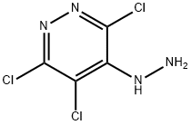 Pyridazine, 3,4,6-trichloro-5-hydrazinyl- Structural