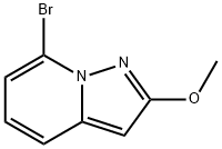 Pyrazolo[1,5-a]pyridine, 7-bromo-2-methoxy- Structural