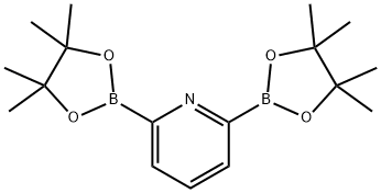 Pyridine, 2,6-bis(4,4,5,5-tetramethyl-1,3,2-dioxaborolan-2-yl)- Structural
