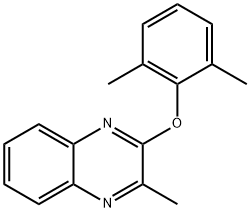 Quinoxaline, 2-(2,6-dimethylphenoxy)-3-methyl- Structural