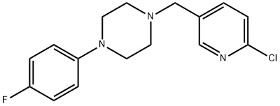 Piperazine, 1-[(6-chloro-3-pyridinyl)methyl]-4-(4-fluorophenyl)- Structural
